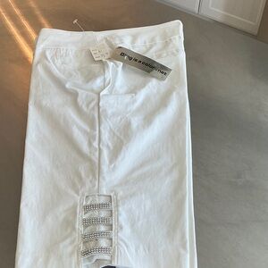 Bling is a Color, blingy “Bermuda” style walking shorts.